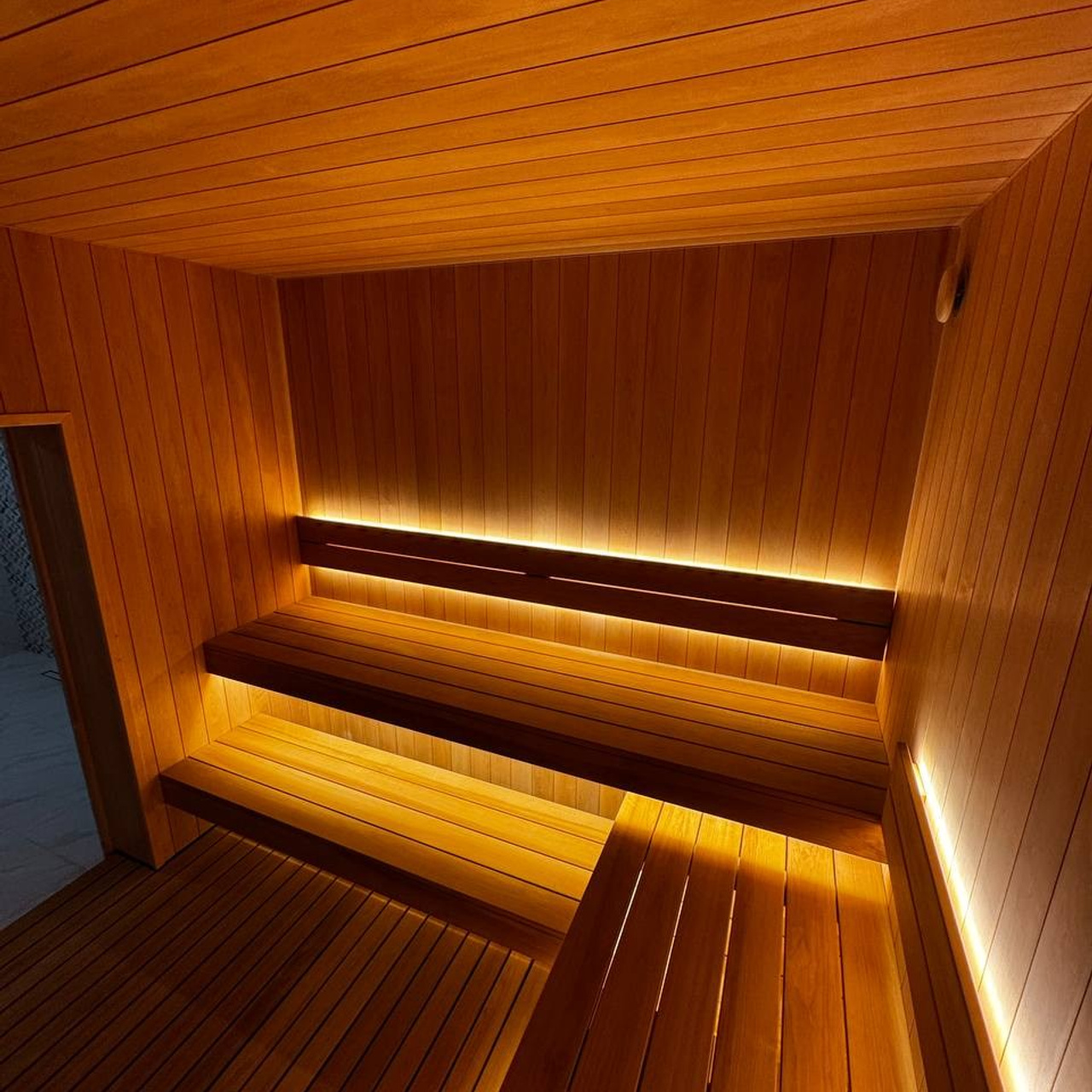 отделка парной черная ольха