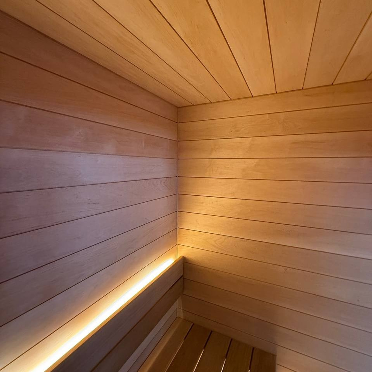 отделка парной ольхой 120 мм