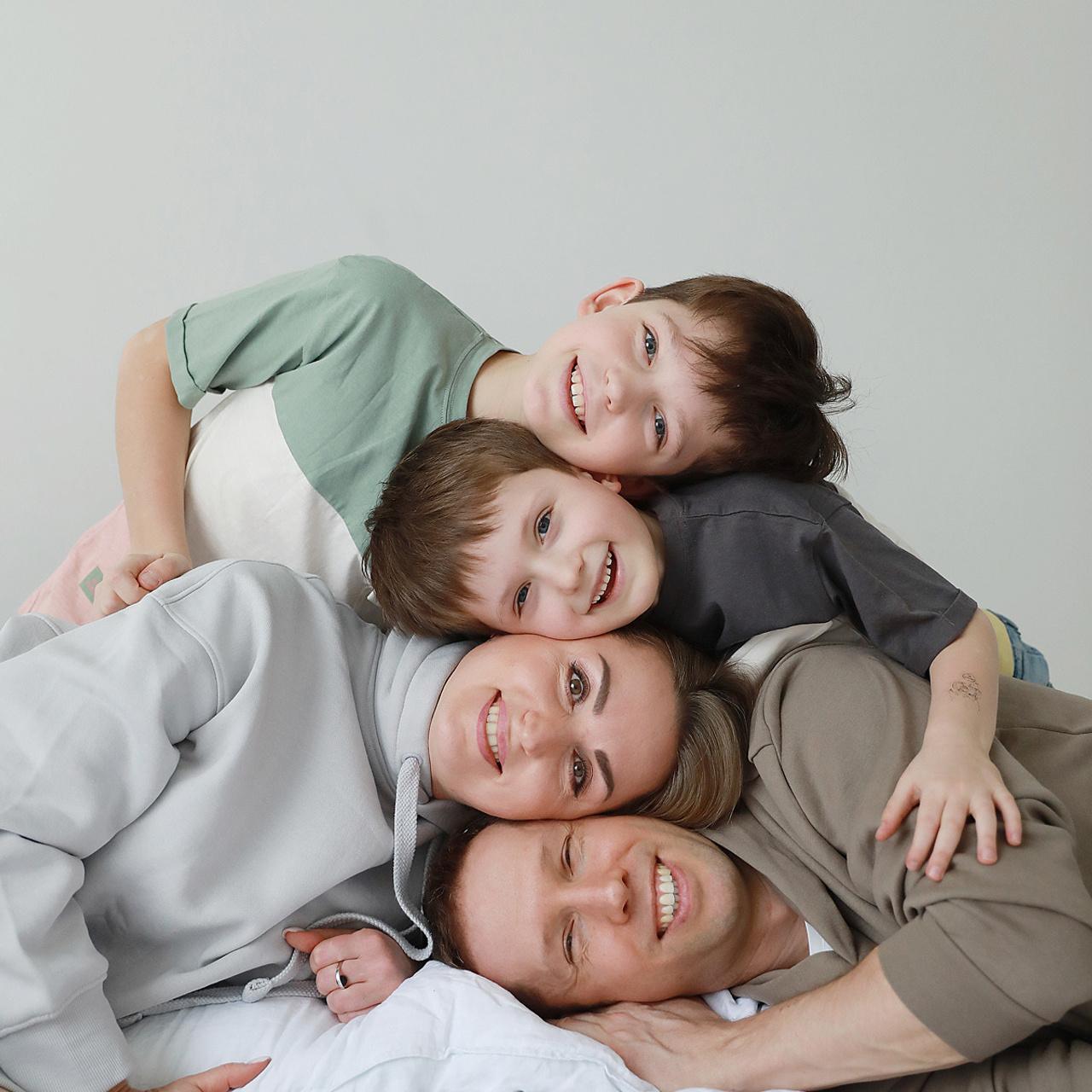 Михаил, Валентина, Ярослав и&nbsp;Тимурчик