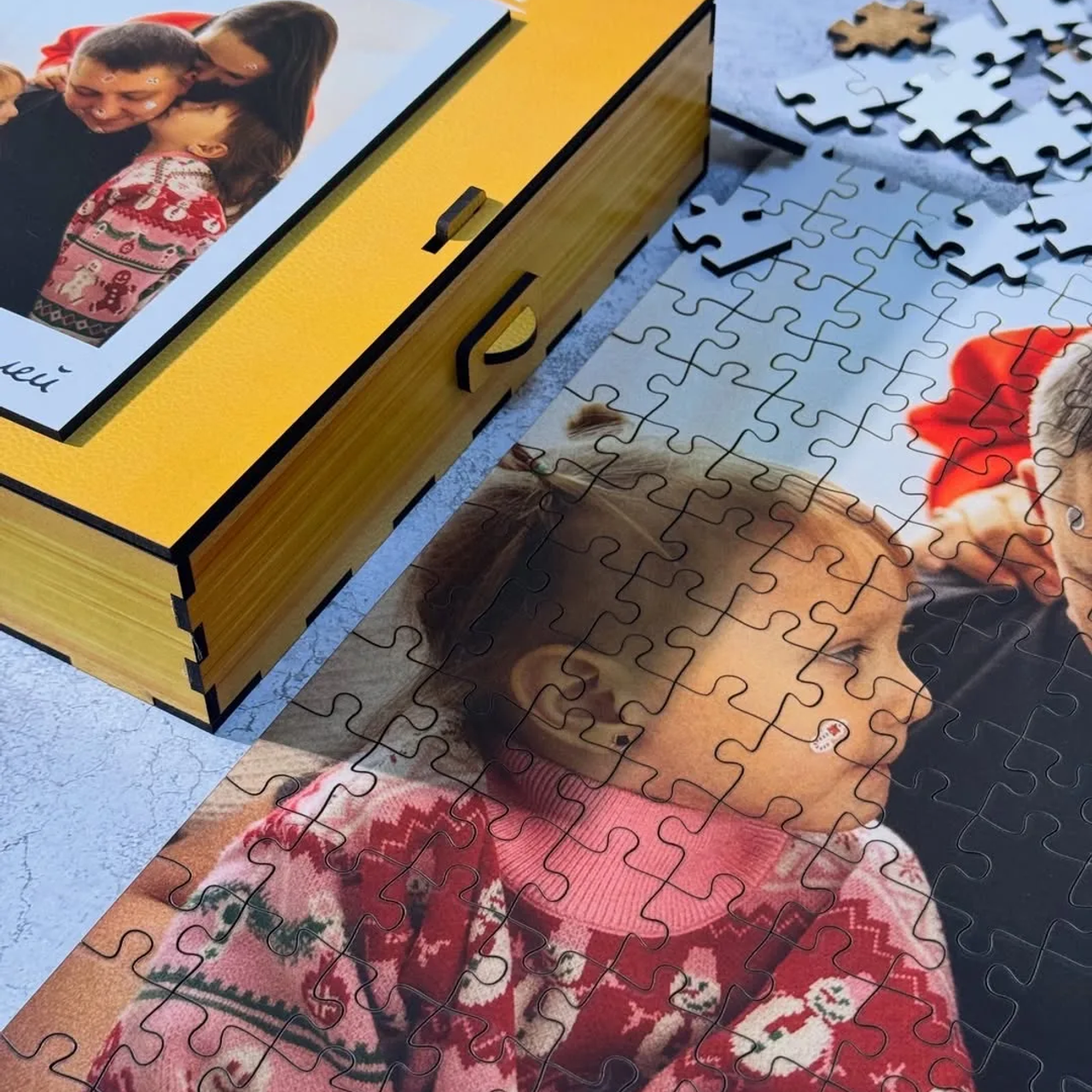 Деревянные пазлы на заказ по фото — А3 300 пазлов. Семейный и детский фотограф в  г. Екатеринбурге Холодова Юлия