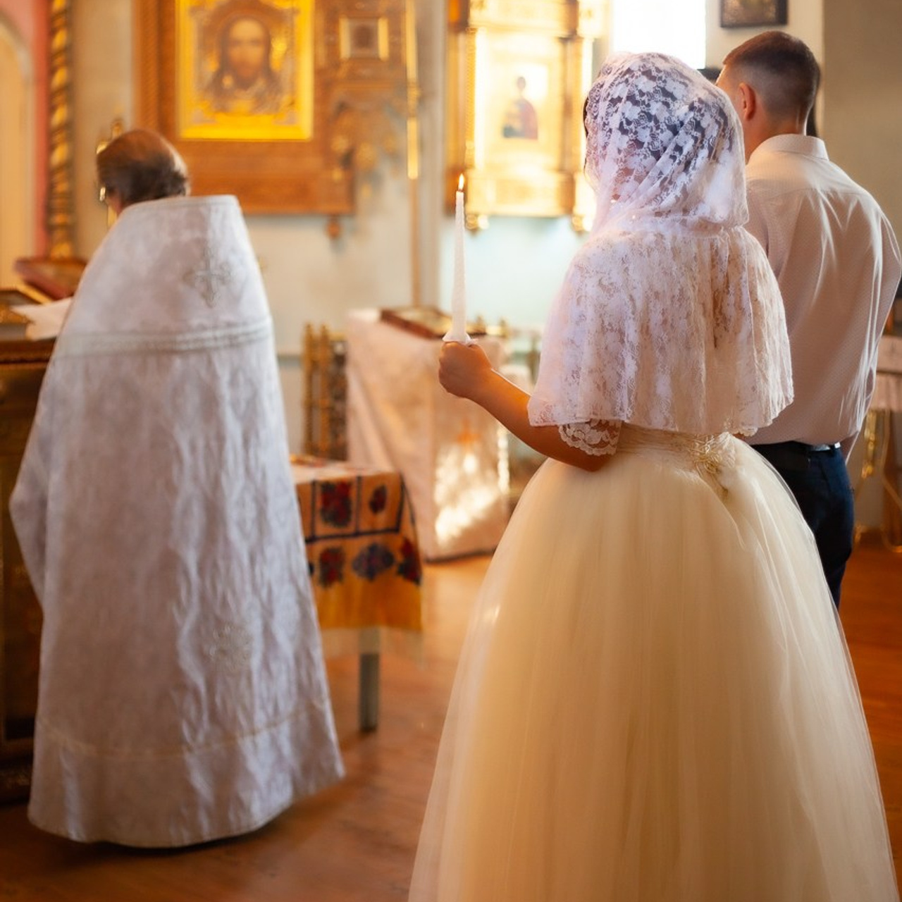 Таинство венчания Анастасии и Николая