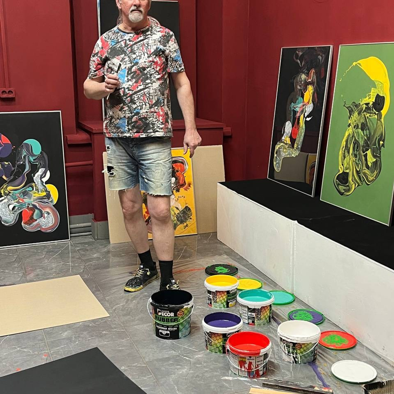 / Встреча с художником Владимиром Матвеевым /. Ассоциация художников монументалистов г. Москва