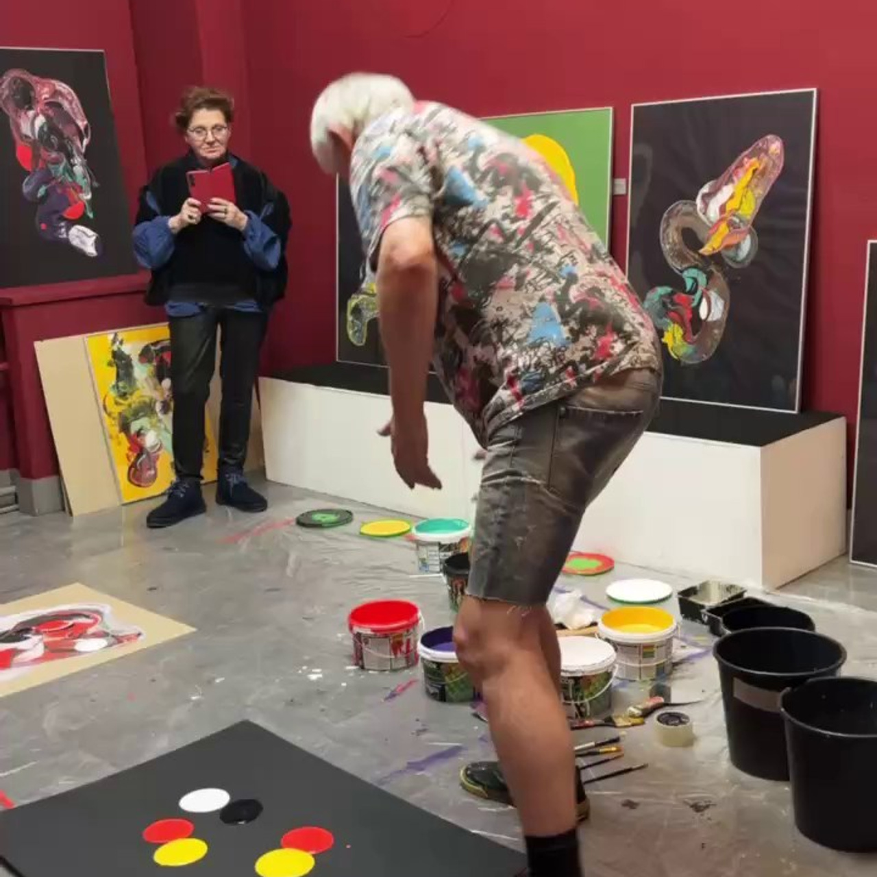 / Встреча с художником Владимиром Матвеевым /. Ассоциация художников монументалистов г. Москва