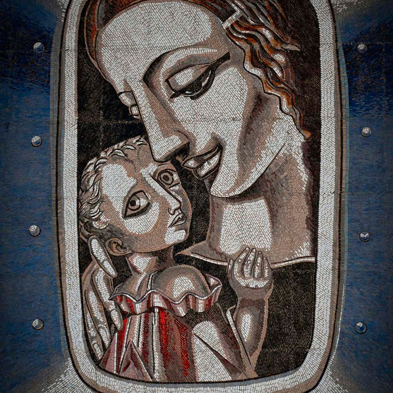 Мозаика «Сургутская мадонна», 1979-1981 гг., Сургут