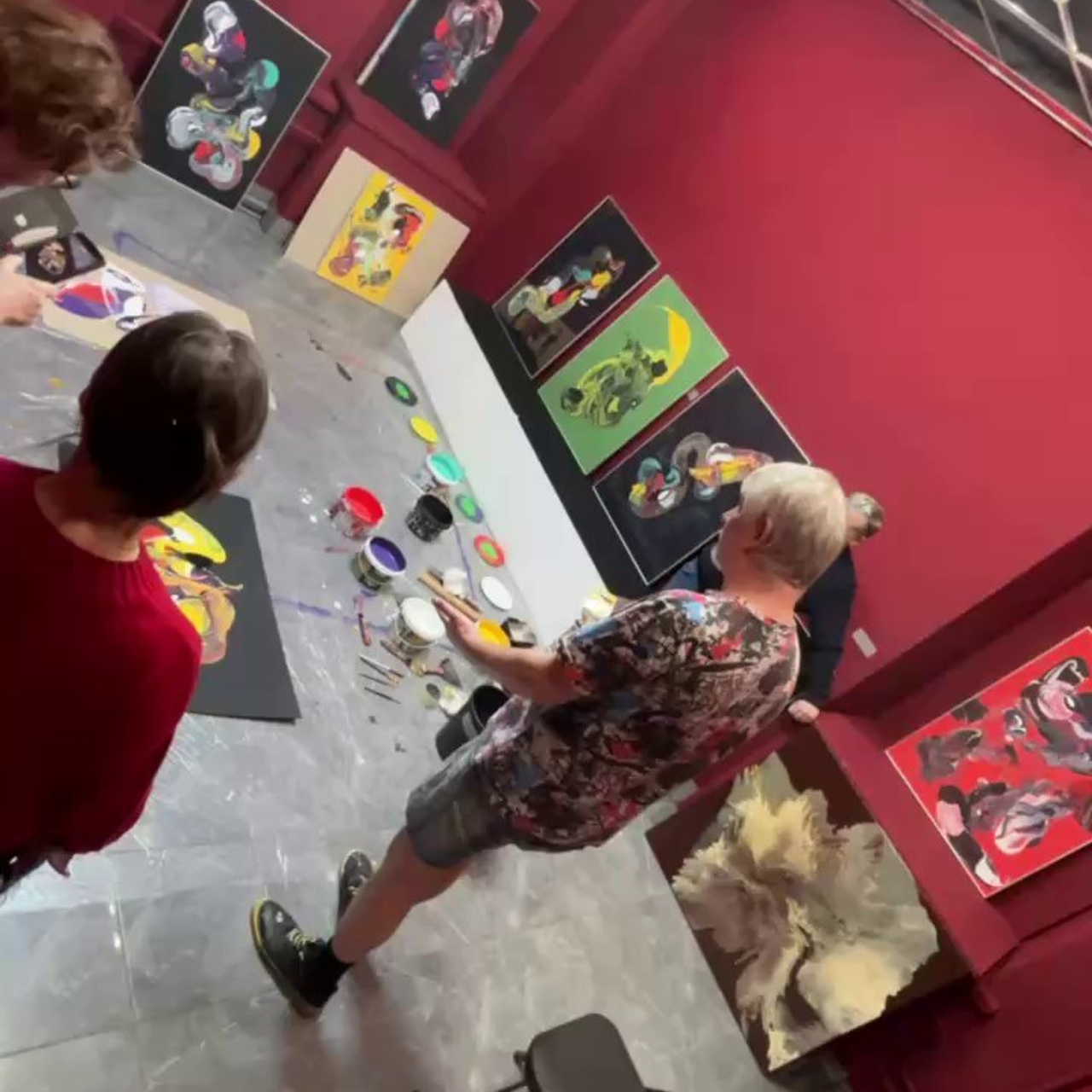 / Встреча с художником Владимиром Матвеевым /. Ассоциация художников монументалистов г. Москва