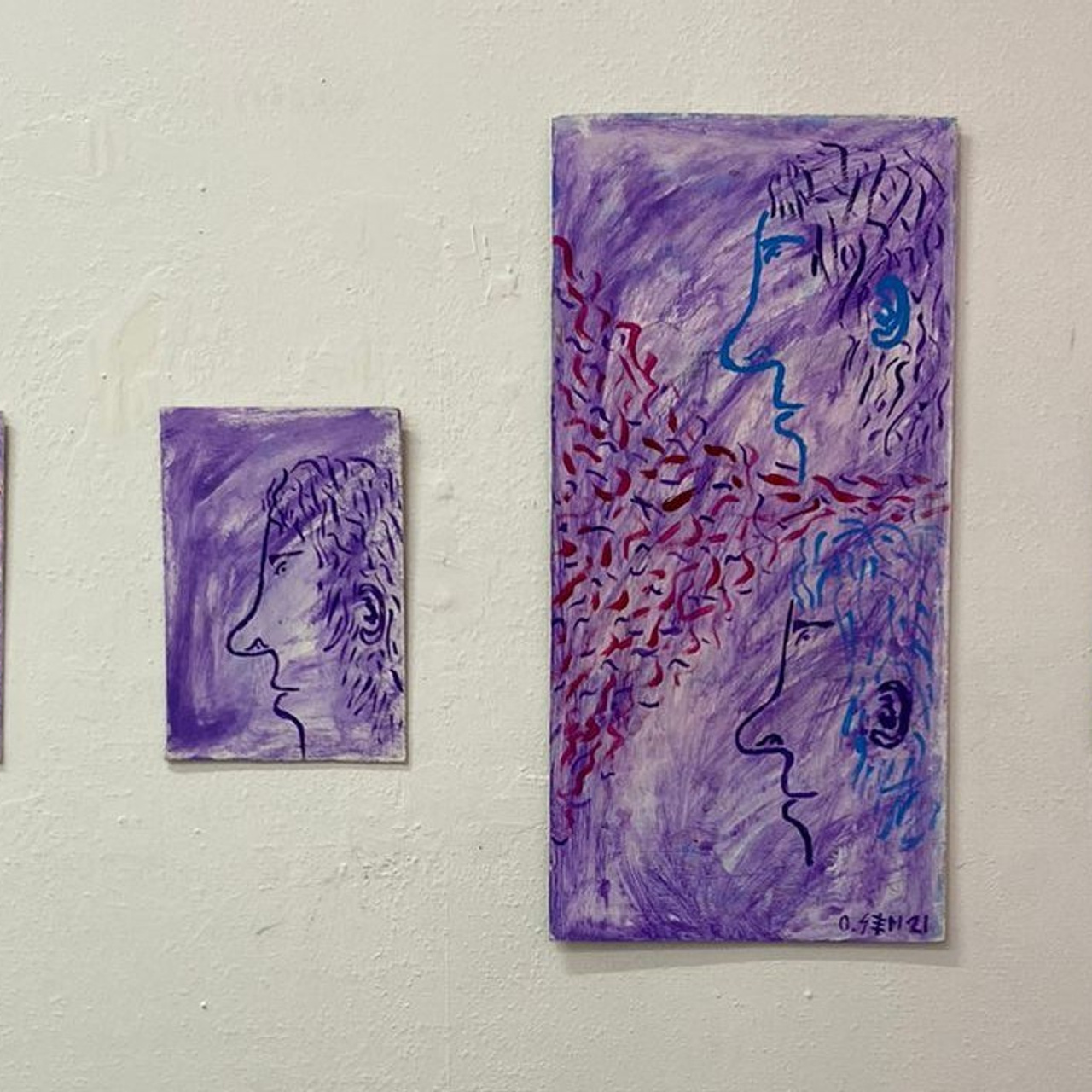 Three Rooms (Gallery 22, 2021). Artist Oleg Semenovykh