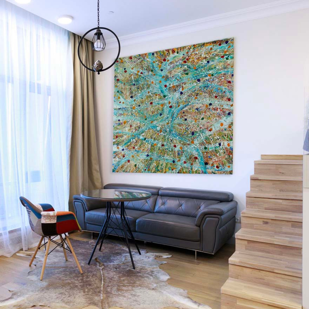 Работы в интерьере. Сайт художника Елены Некрасовой