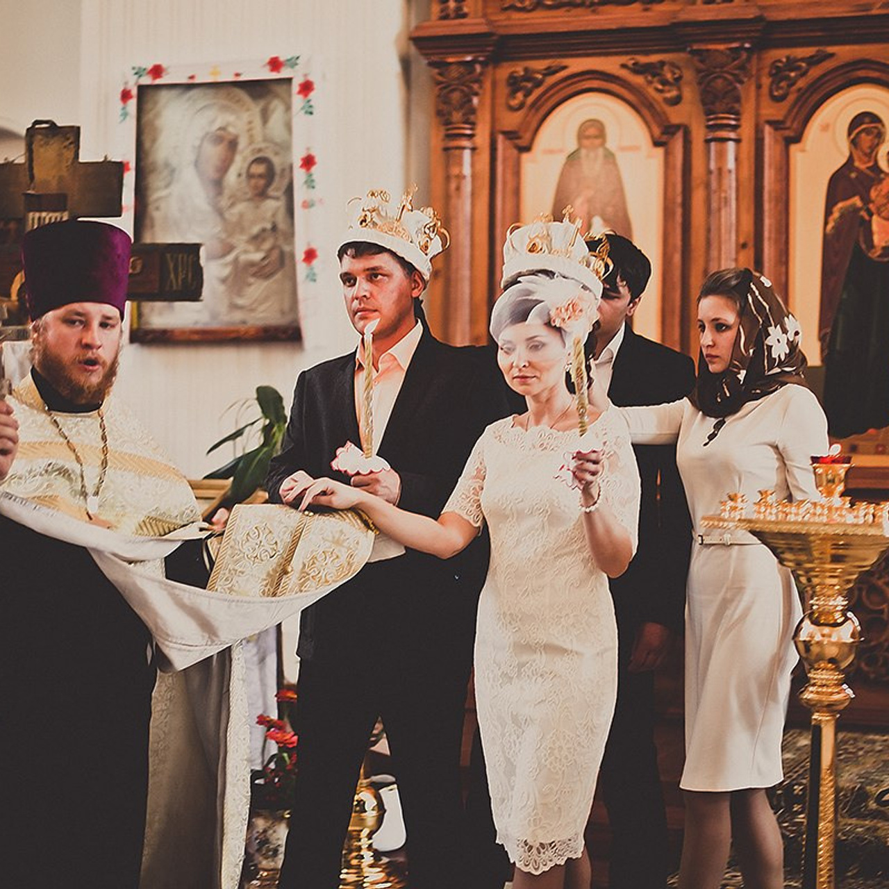 Таинство Венчания. д. Кулаково. Церковь Николая Чудотворца.