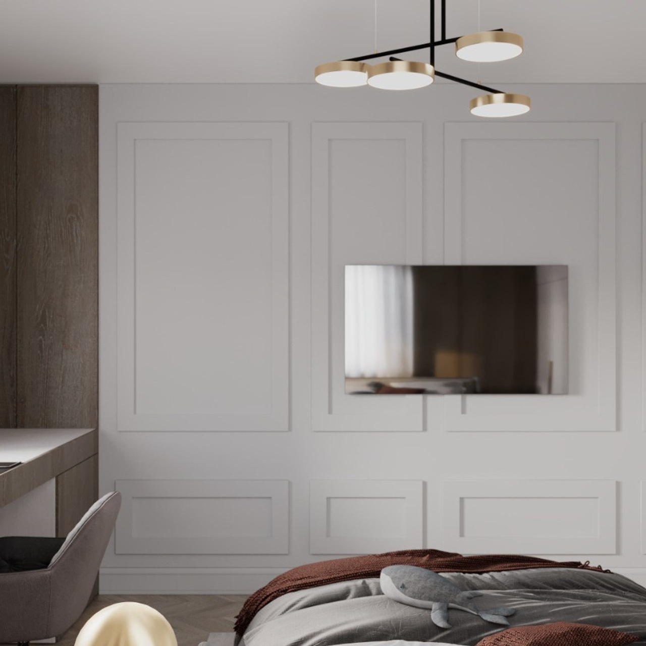 Living «Charme Caché». Портфолио 3D визуализатора