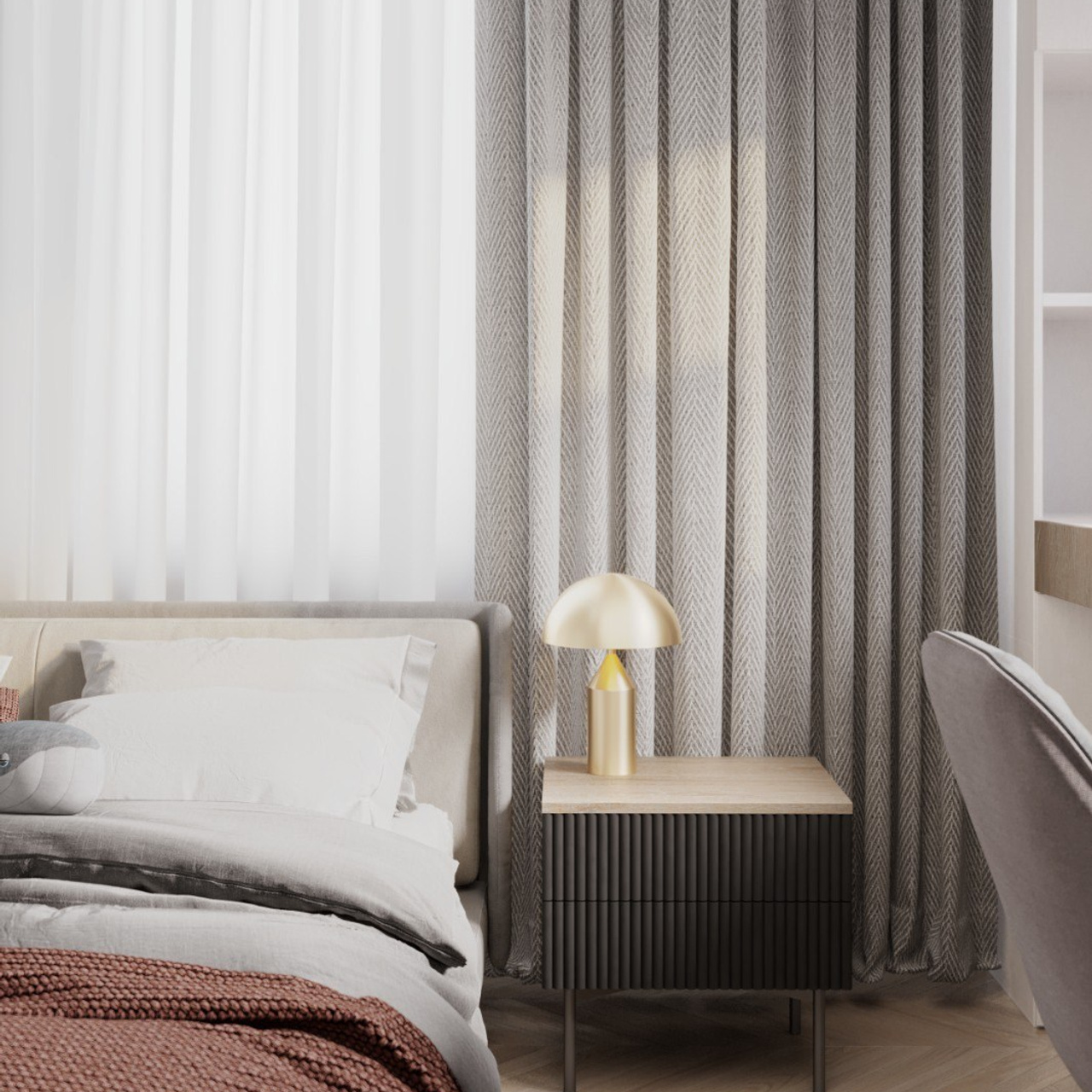 Living «Charme Caché». Портфолио 3D визуализатора