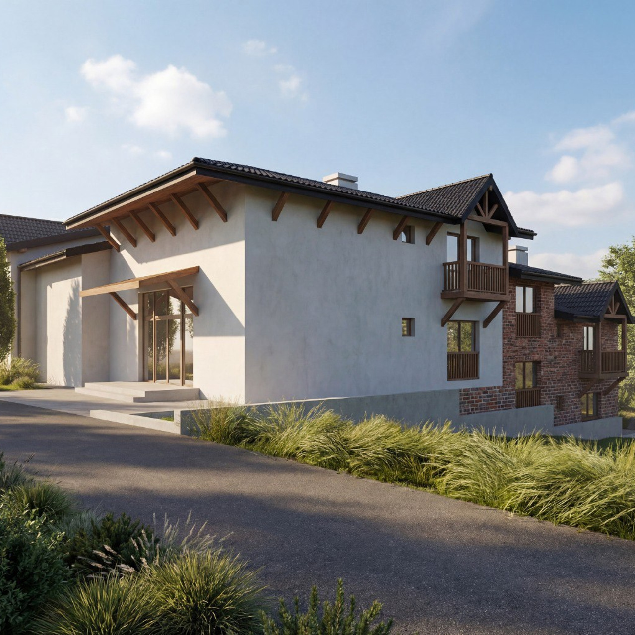 Отель в армении. Портфолио 3D визуализатора