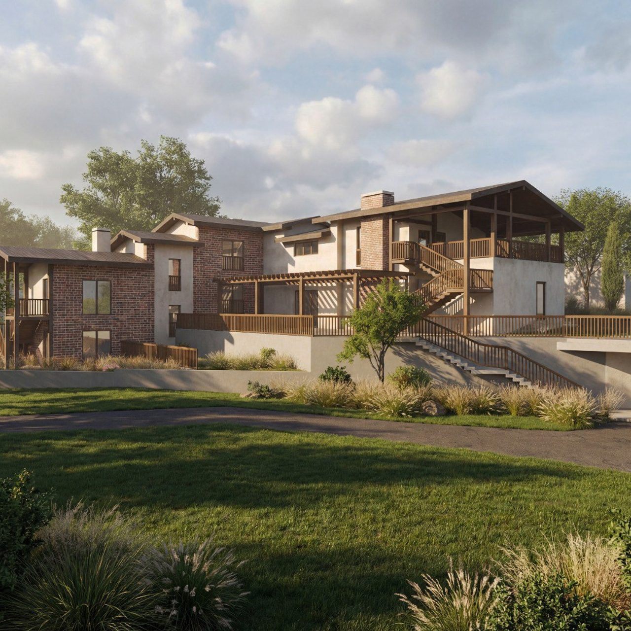 Отель в армении. Портфолио 3D визуализатора