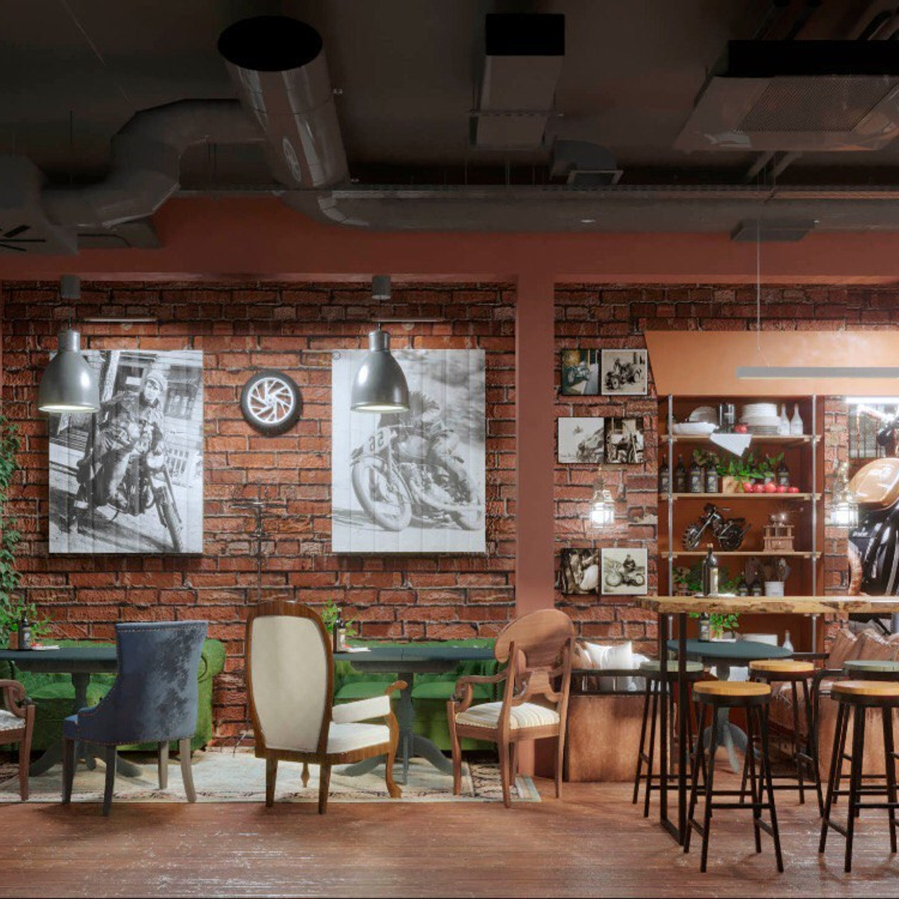 Бар — Mirror of the Night. Портфолио 3D визуализатора