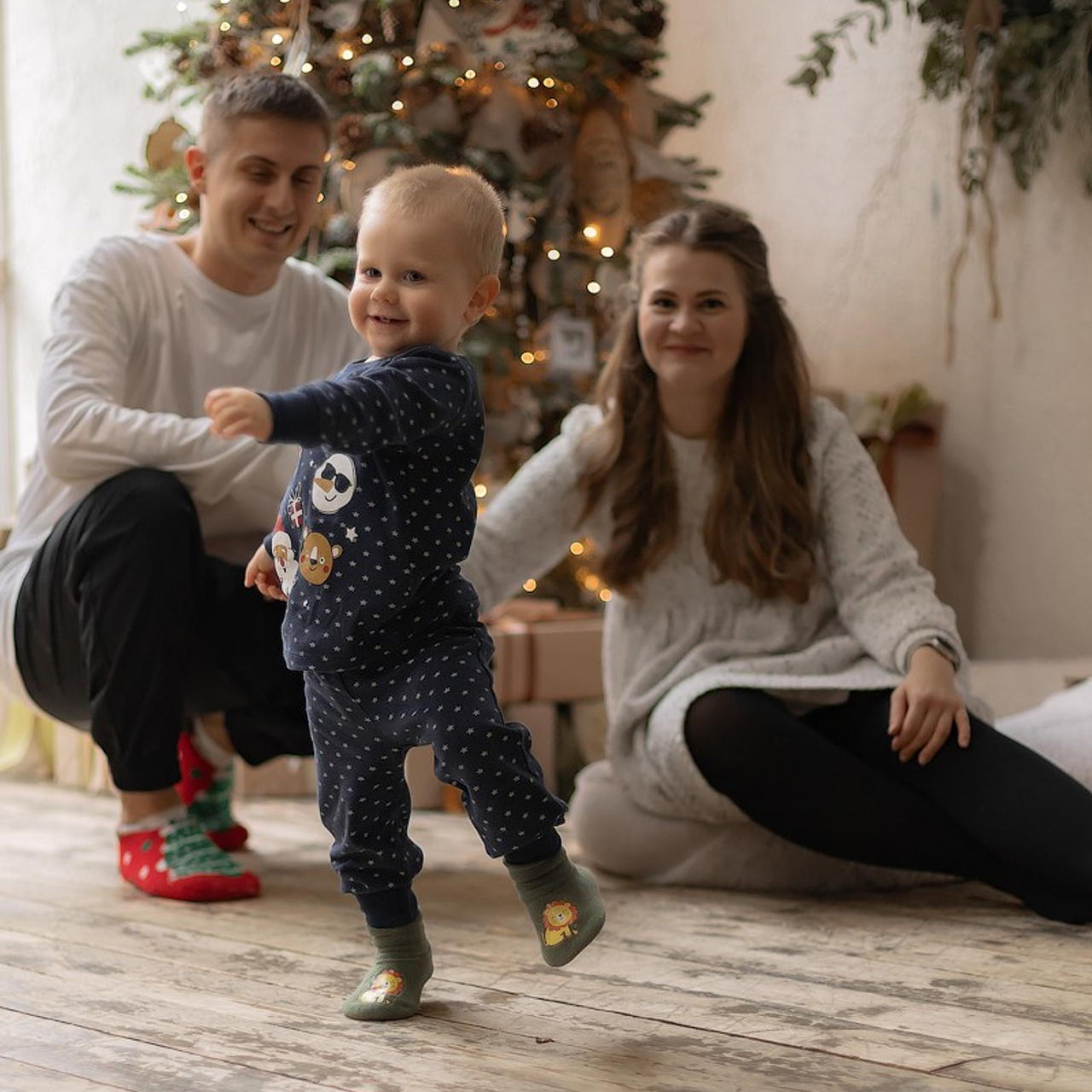 Ира и&nbsp;Артём с&nbsp;сыночком Тёмой