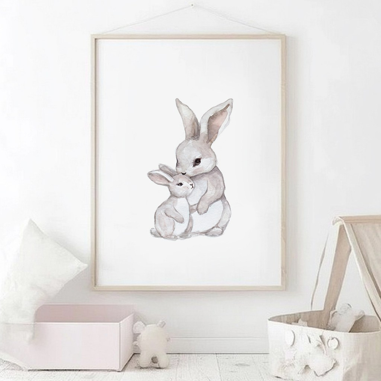 Детские принты «Мамины объятия» — набор 6 шт. Роспись стен и декор в детских комнатах Москва и Подмосковье