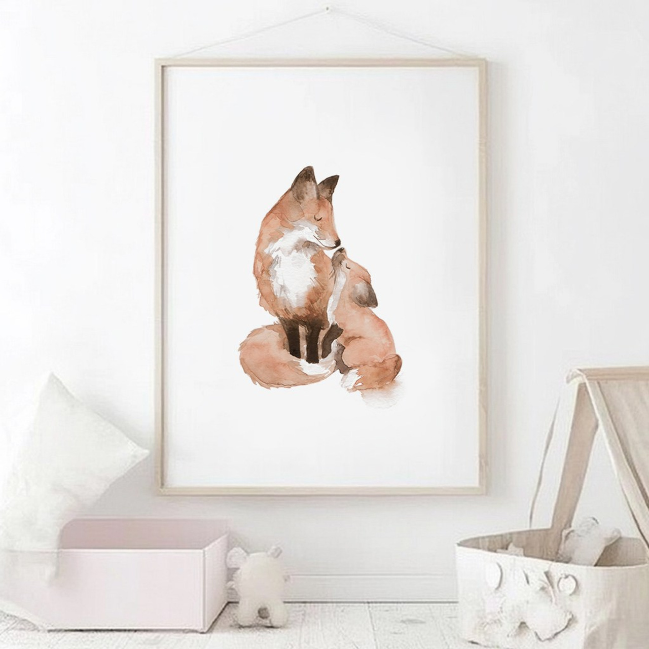 Детские принты «Мамины объятия» — набор 6 шт. Роспись стен и декор в детских комнатах Москва и Подмосковье