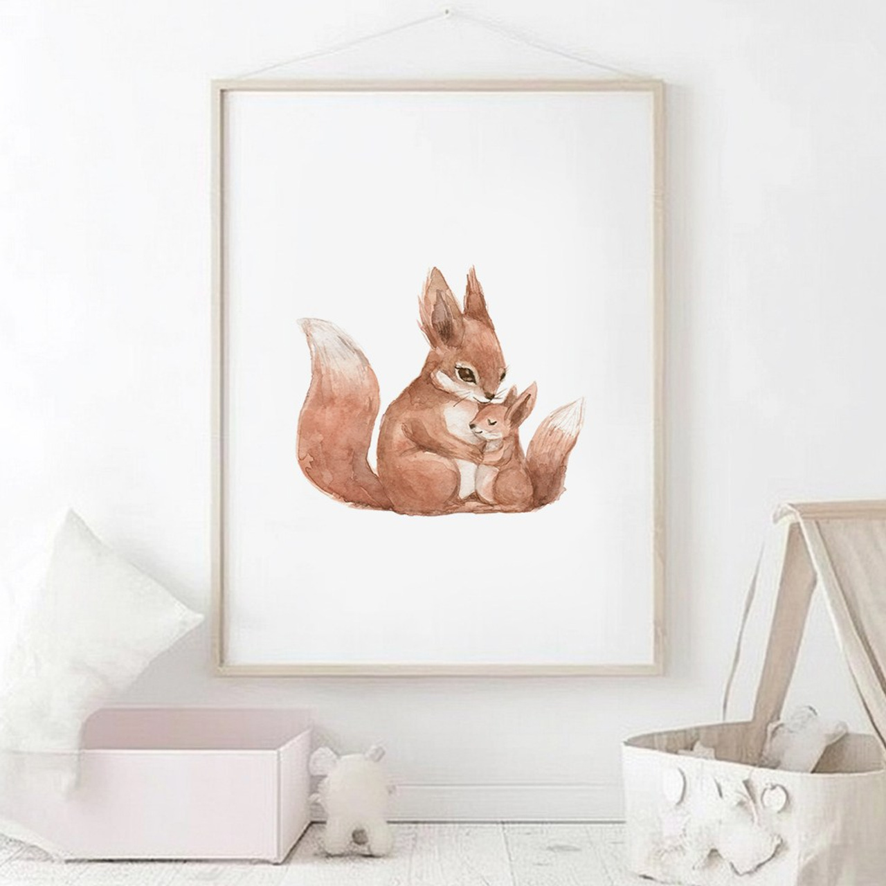 Детские принты «Мамины объятия» — набор 6 шт. Роспись стен и декор в детских комнатах Москва и Подмосковье