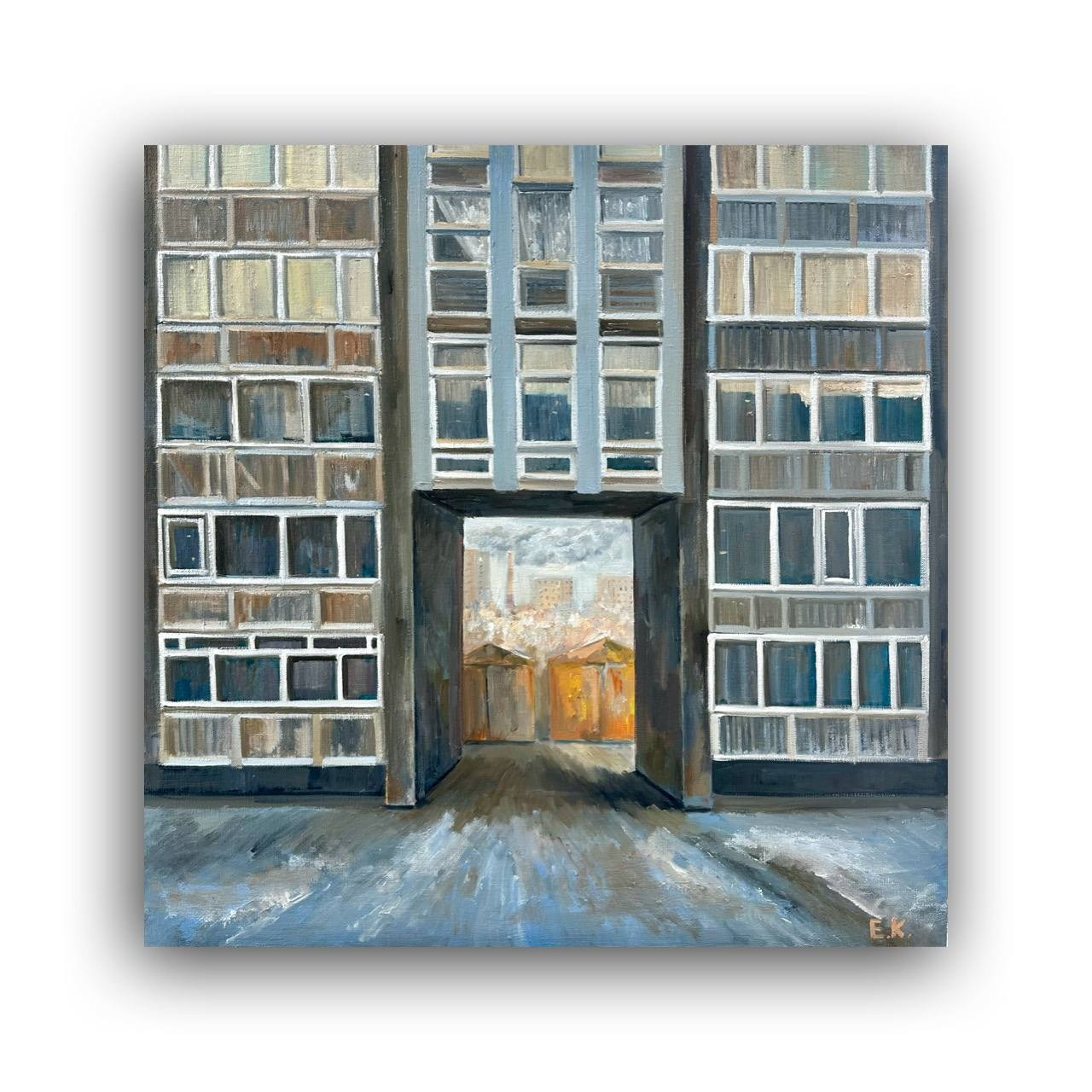 Авторская картина «Арка». ELCHANINOVA.ART Художник Ксения Ельчанинова. Современное искусство