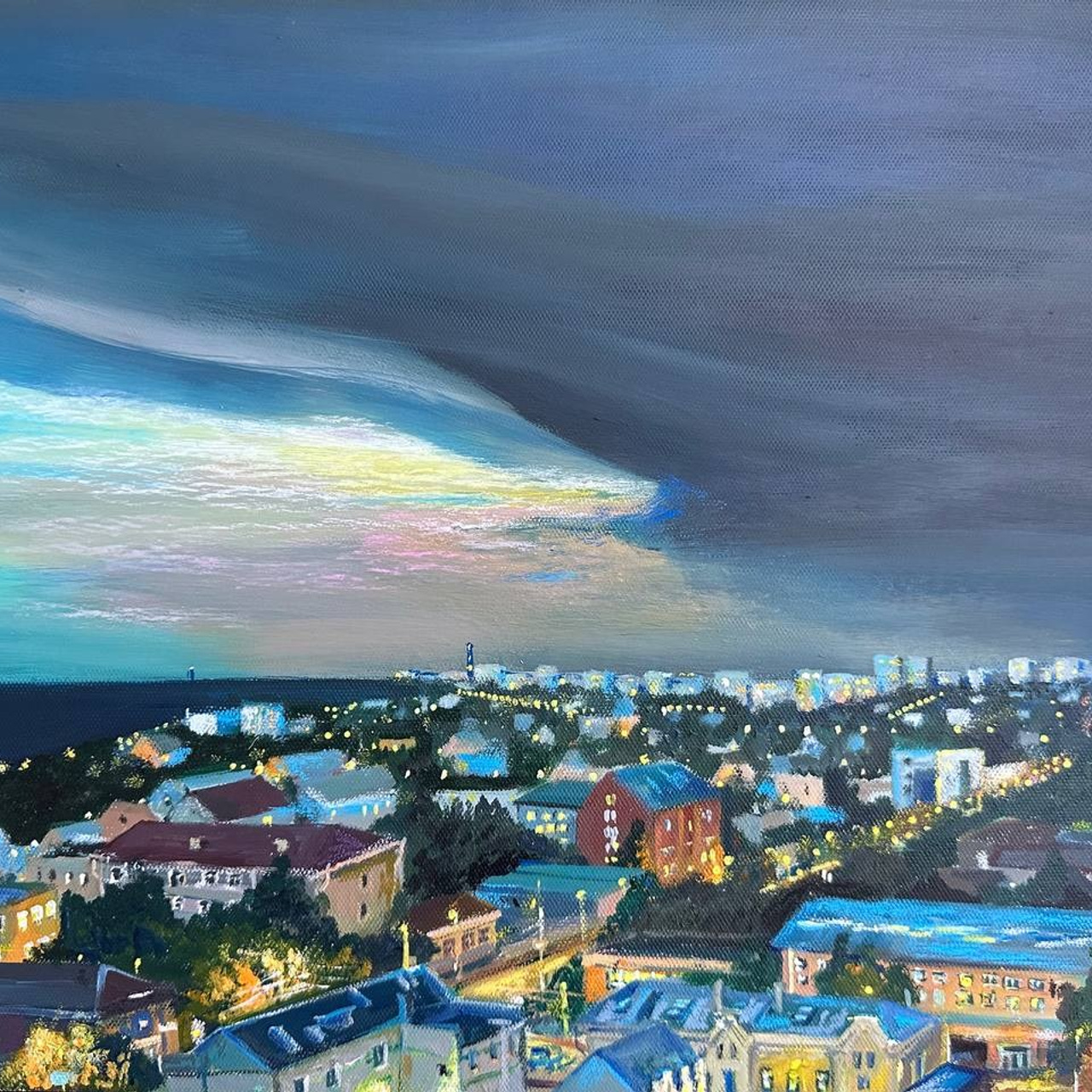 Авторская картина «Перед грозой». ЕЛЬЧАНИНОВА.АРТ Художник Ксения Ельчанинова. Современное искусство