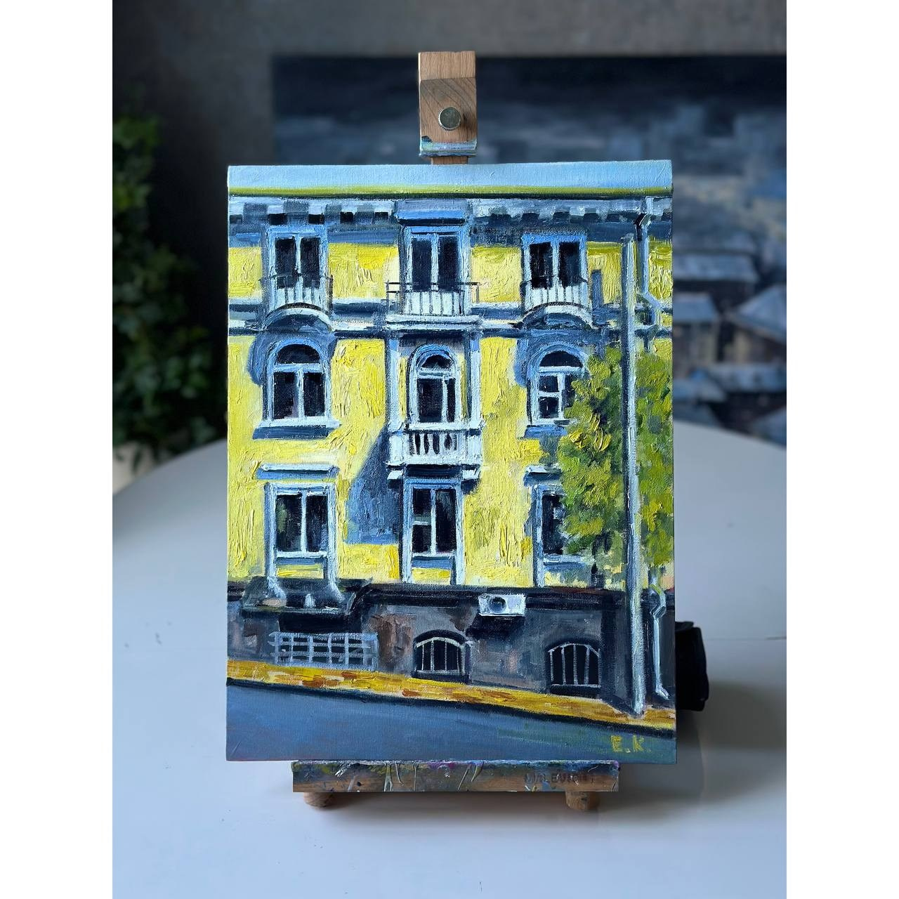 Авторская картина «ул. Советская, д. 1». ELCHANINOVA.ART Художник Ксения Ельчанинова. Современное искусство