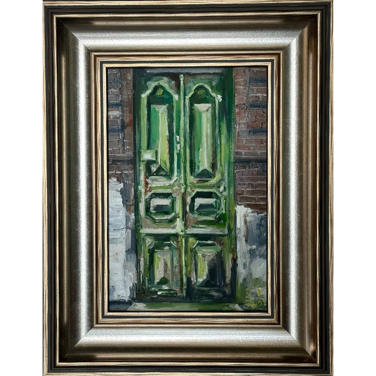 Авторская картина «Ул. Комсомольская, д. 114». ELCHANINOVA.ART Художник Ксения Ельчанинова. Современное искусство