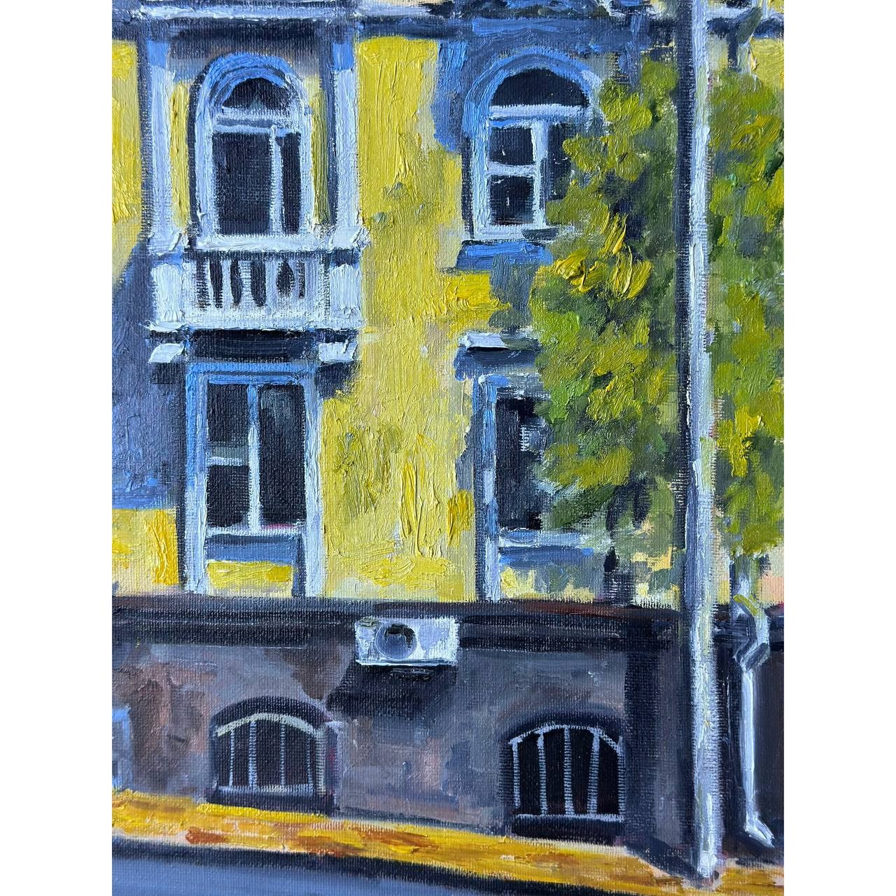 Авторская картина «ул. Советская, д. 1». ELCHANINOVA.ART Художник Ксения Ельчанинова. Современное искусство