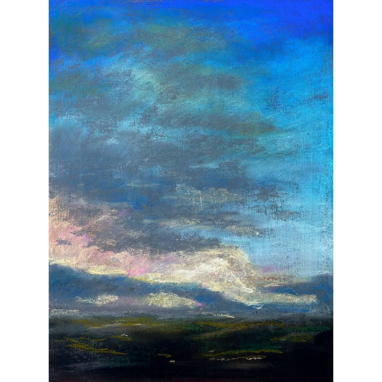 Авторская картина «Лето. Рассвет». ELCHANINOVA.ART Художник Ксения Ельчанинова. Современное искусство