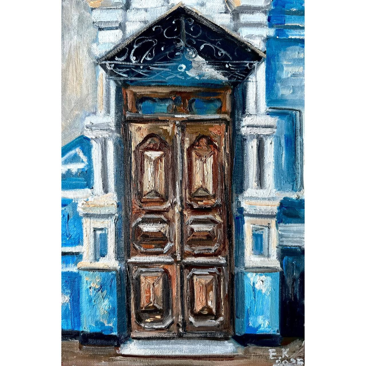 Авторская картина «Ул. Дзержинского, д. 92». ELCHANINOVA.ART Художник Ксения Ельчанинова. Современное искусство