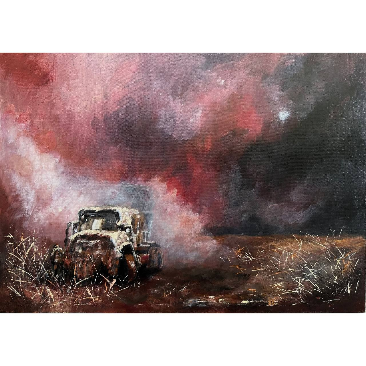 Авторская картина «Тишина». ELCHANINOVA.ART Художник Ксения Ельчанинова. Современное искусство