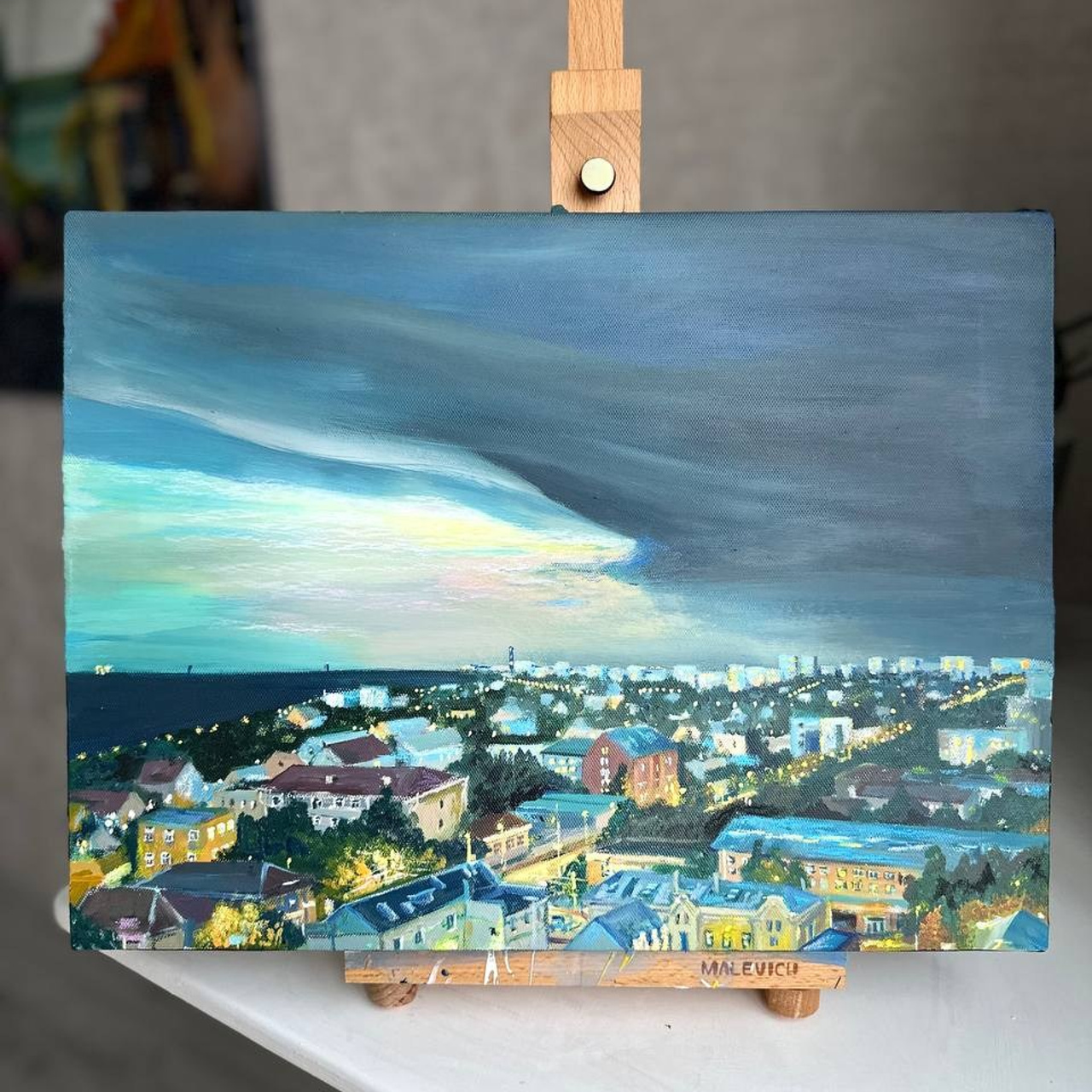 Авторская картина «Перед грозой». ЕЛЬЧАНИНОВА.АРТ Художник Ксения Ельчанинова. Современное искусство