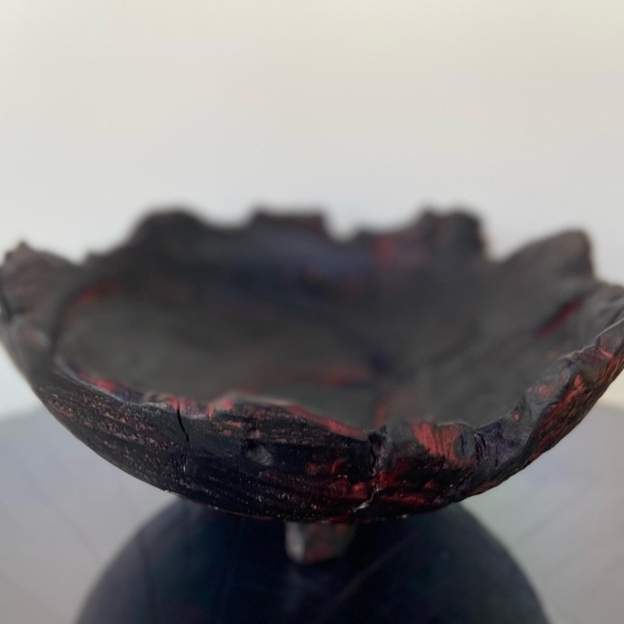 Чаша из дерева «тайна граната». Арт-объекты для стен. Авторские картины, панно, часы и портреты по фото