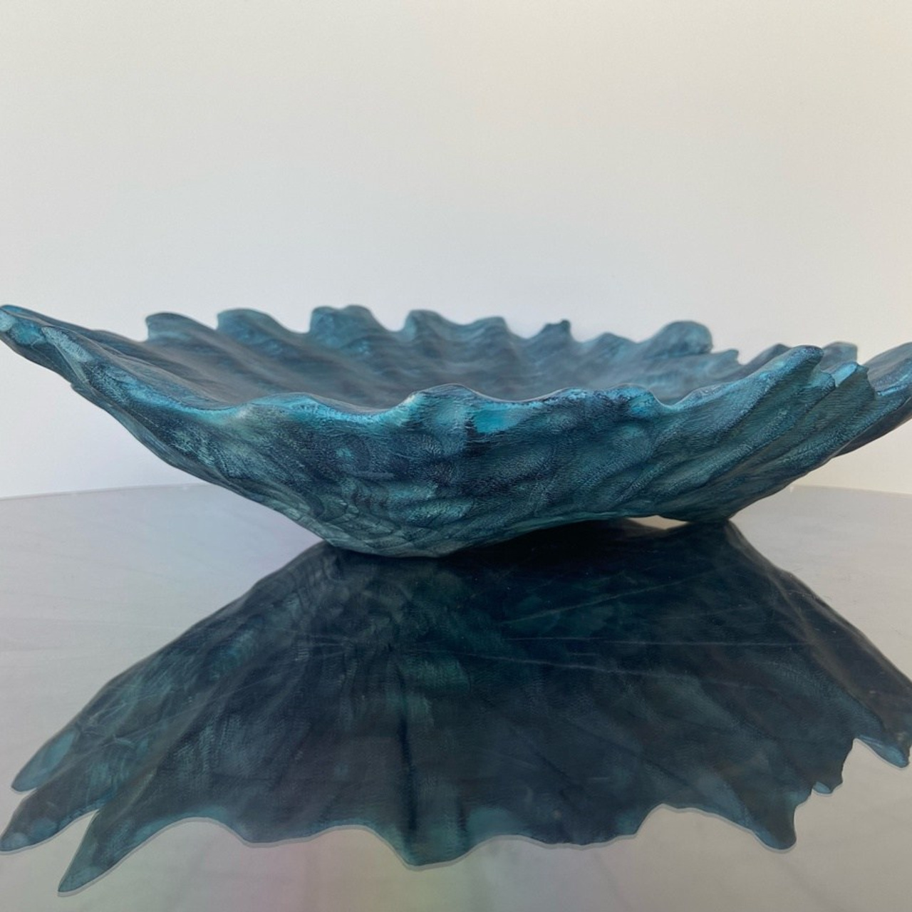 Чаша из дерева «В морском стиле». Арт-объекты для стен. Авторские картины, панно, часы и портреты по фото