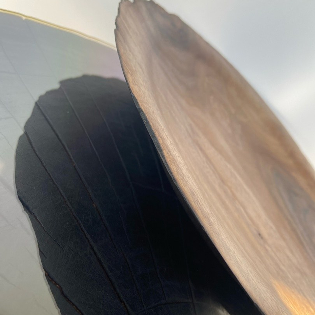 Тарелка из дерева «оттенки осени». Арт-объекты для стен. Авторские картины, панно, часы и портреты по фото