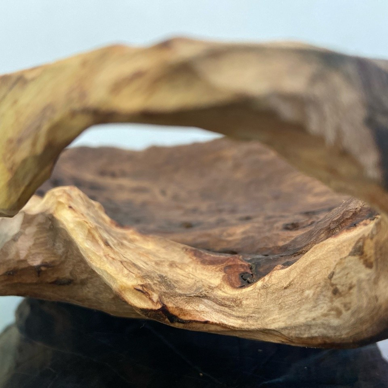 Чаша из дерева «северный ветер». Арт-объекты для стен. Авторские картины, панно, часы и портреты по фото