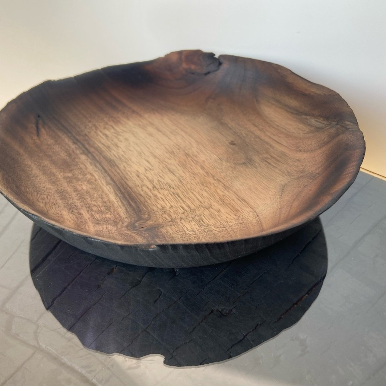 Тарелка из дерева «карамельная». Арт-объекты для стен. Авторские картины, панно, часы и портреты по фото