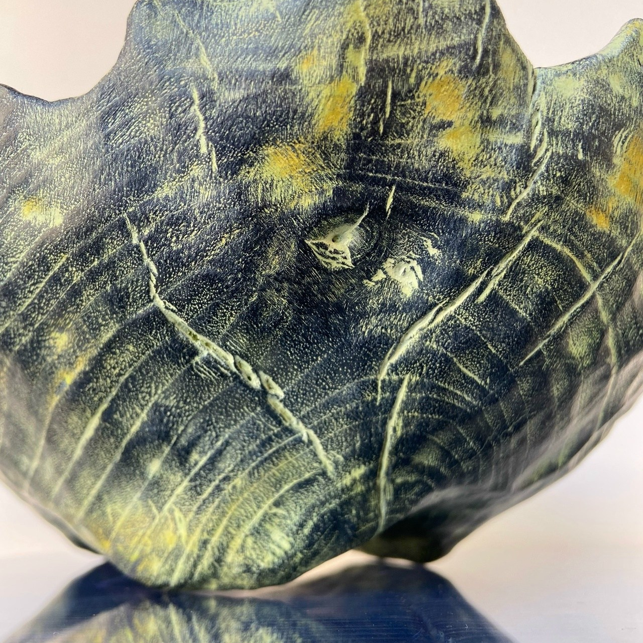 Чаша из дерева «Лесная раковина». Арт-объекты для стен. Авторские картины, панно, часы и портреты по фото