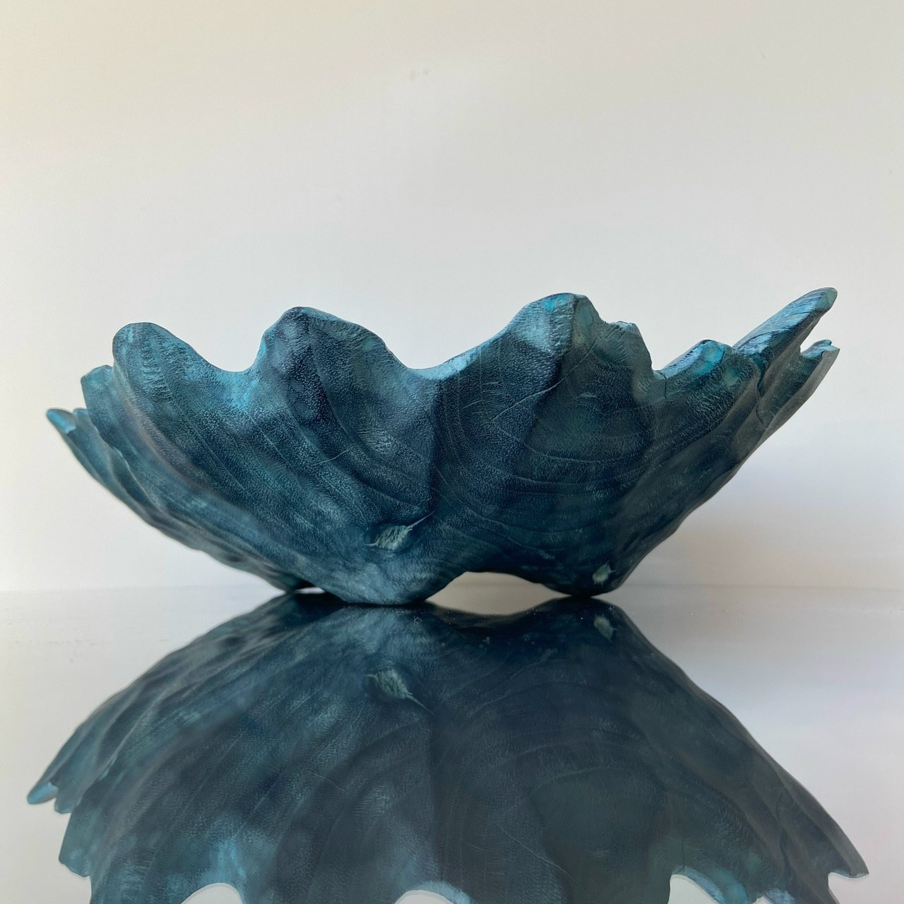 Чаша из дерева «В морском стиле». Арт-объекты для стен. Авторские картины, панно, часы и портреты по фото