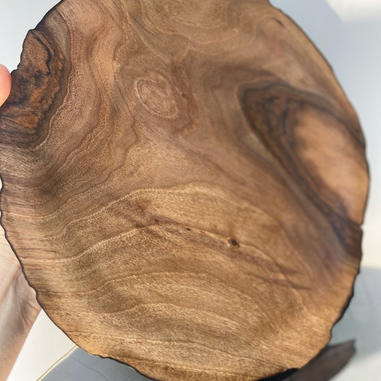 Тарелка из дерева «оттенки осени». Арт-объекты для стен. Авторские картины, панно, часы и портреты по фото