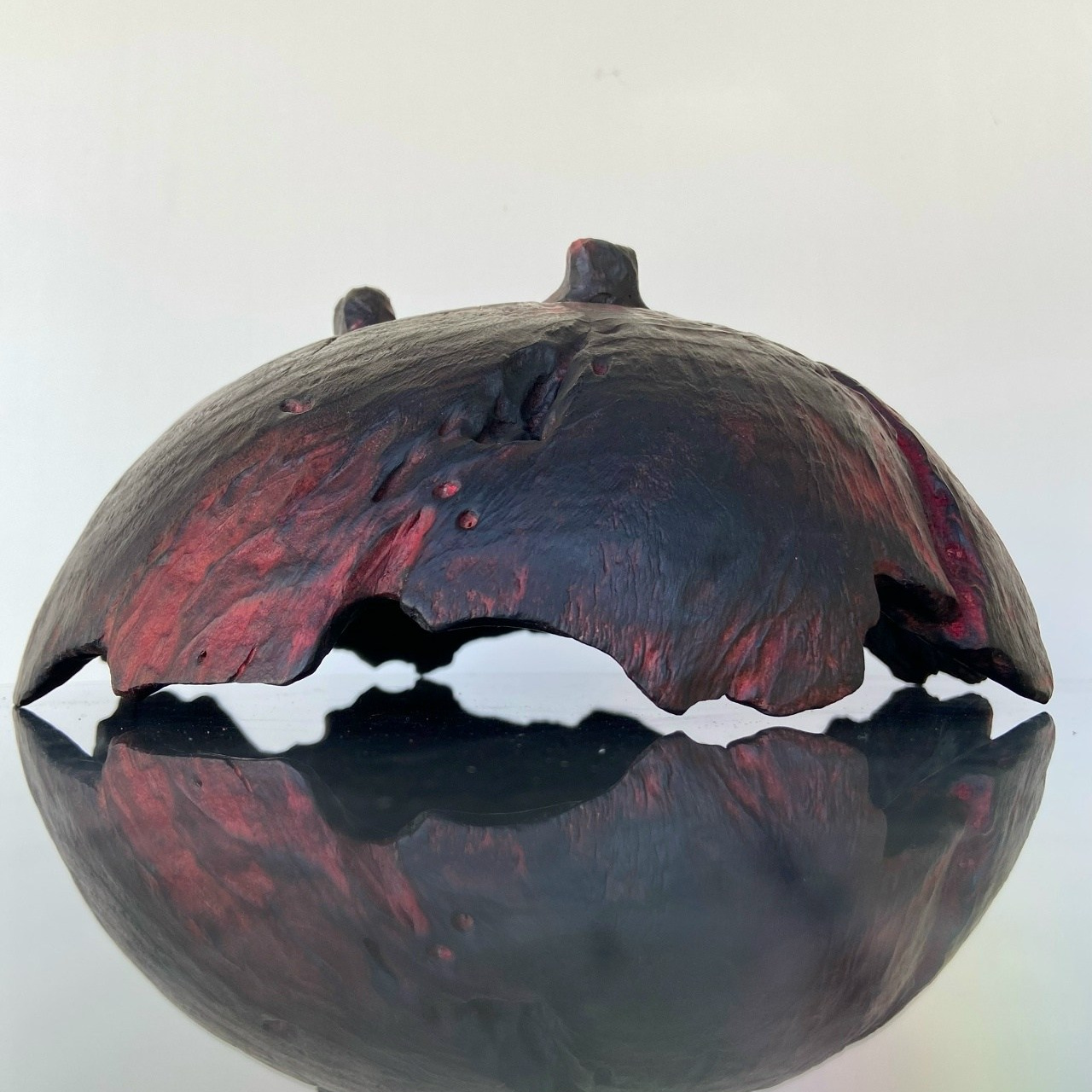 Чаша из дерева «тайна граната». Арт-объекты для стен. Авторские картины, панно, часы и портреты по фото