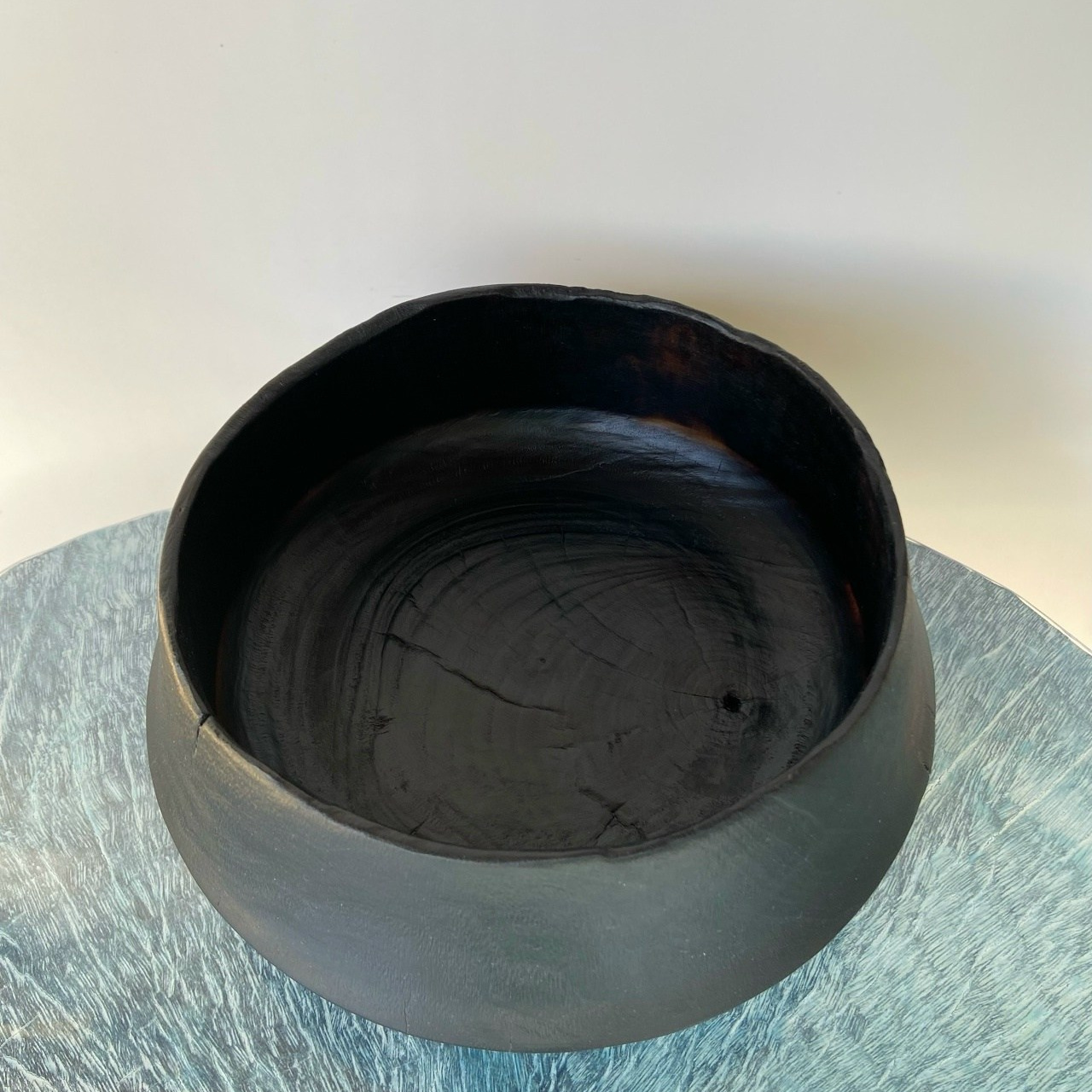 Чаша из дерева «тёмная ночь». Арт-объекты для стен. Авторские картины, панно, часы и портреты по фото