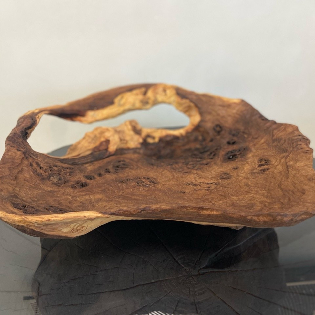 Чаша из дерева «северный ветер». Арт-объекты для стен. Авторские картины, панно, часы и портреты по фото