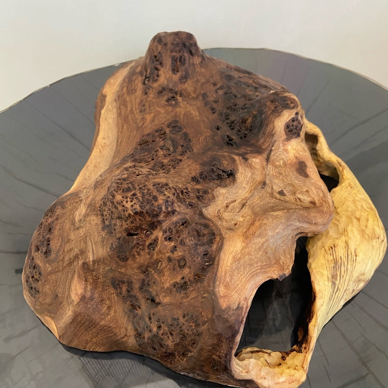 Чаша из дерева «северный ветер». Арт-объекты для стен. Авторские картины, панно, часы и портреты по фото