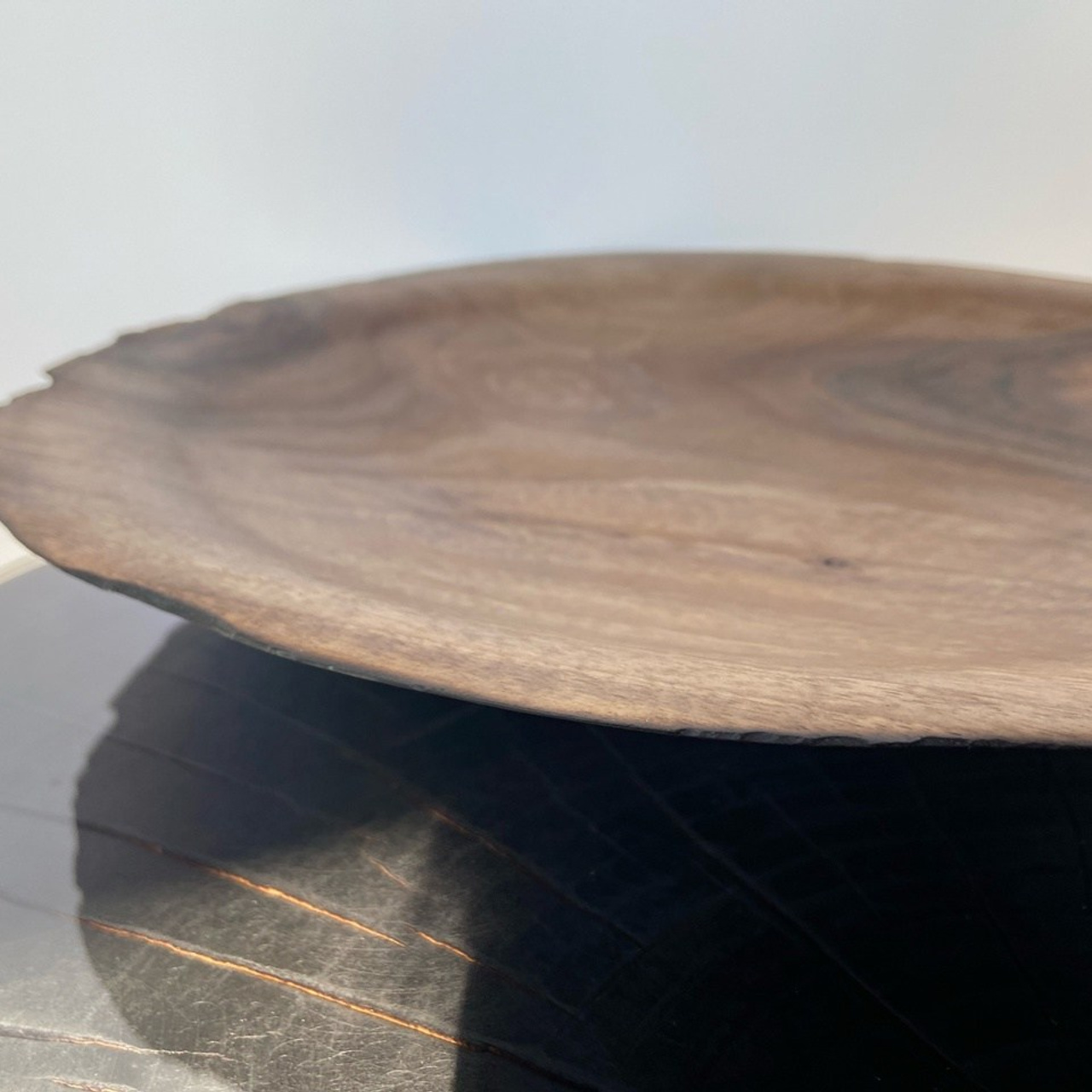 Тарелка из дерева «оттенки осени». Арт-объекты для стен. Авторские картины, панно, часы и портреты по фото