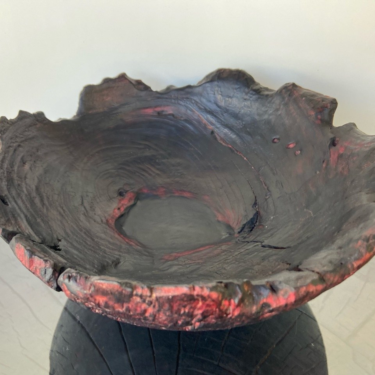 Чаша из дерева «тайна граната». Арт-объекты для стен. Авторские картины, панно, часы и портреты по фото