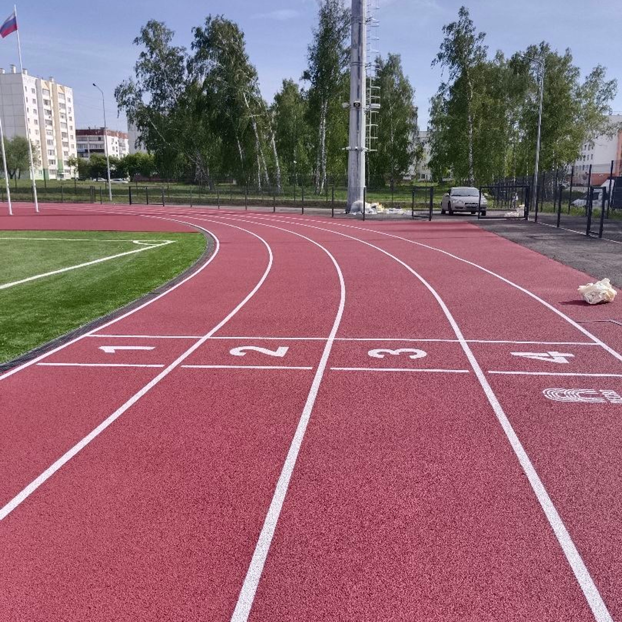 Стадион п. Рощино. Recro