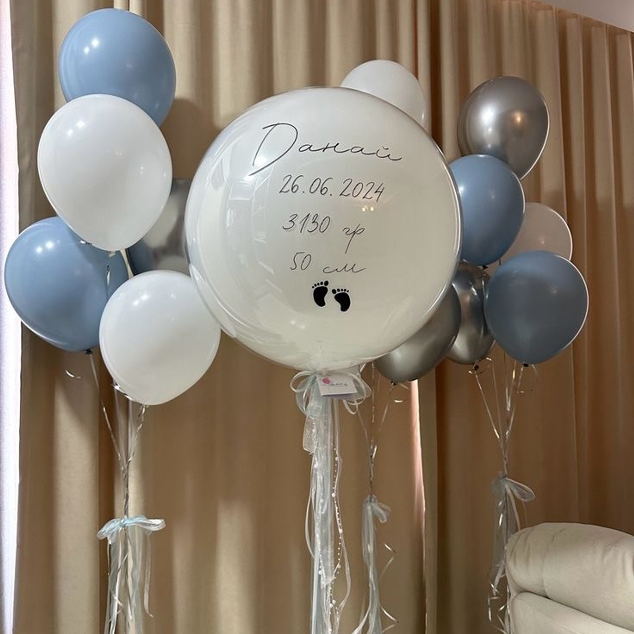 Набор на выписку № 2. Гелиевые шарики Бахчисарай l Товары для праздника