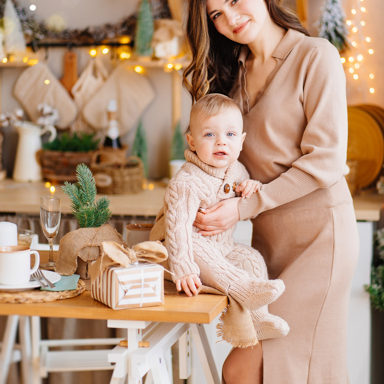 Новогодняя фотосессия и годик малышу. Фотограф: Андрей Сайфутдинов. Свадебный и семейный фотограф в Ростове-на-Дону. Андрей Сайфутдинов