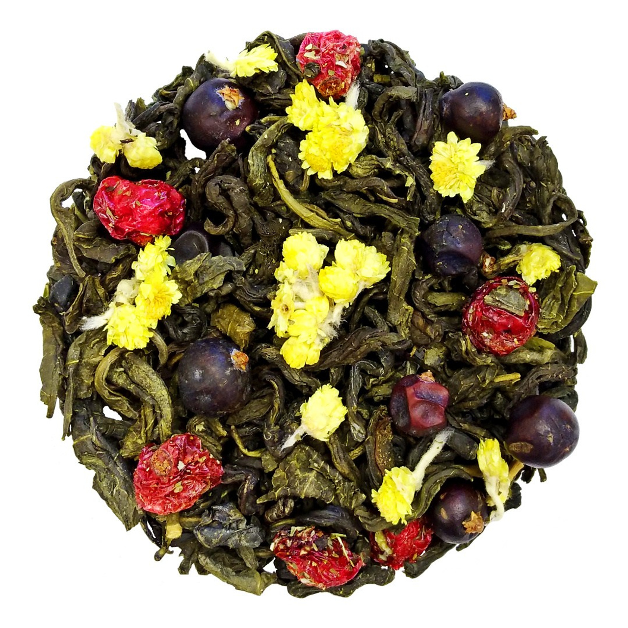 Ароматизированный зеленый чай Можжевельник