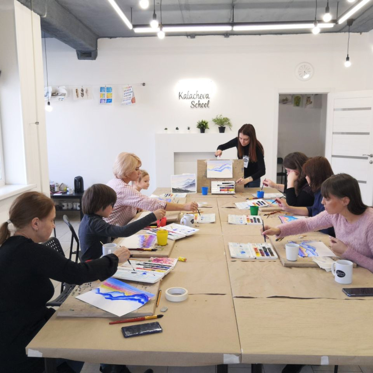 Ученики. Живопись Сони Корсаковой