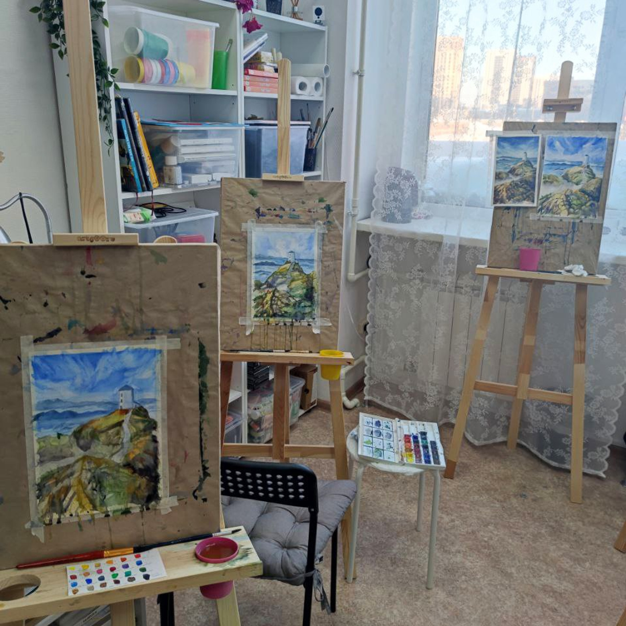 Ученики. Живопись Сони Корсаковой